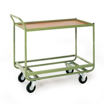Stahlrohr-Tischwagen, ohne Ablage unten, 300 kg Traglast