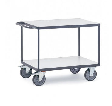ESD-Tischwagen bis 600 kg, mit 2 Böden