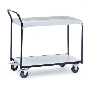 ESD-Tischwagen 300 kg, mit 1 Boden und 1 Kasten