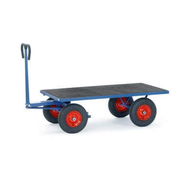 Handpritschenwagen bis 1250 kg, Plattform mit rutschsicherer Siebdruckplatte aus wasserfestem Sperrholz