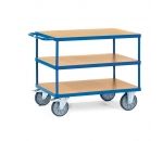 Tischwagen mit 3 Holz-Böden, Tragkraft 500-600 kg